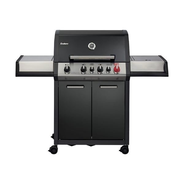 Enders Monroe Black Pro 4 IK Turbo Gas Barbecue | FREE SEAR GRATE