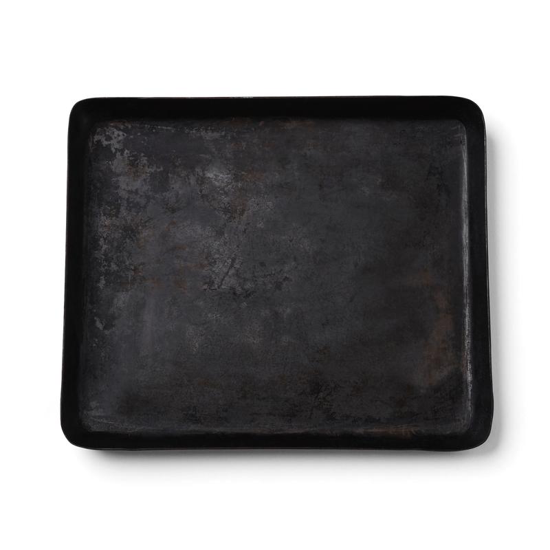 Delivita Rectangular Black Iron Dish