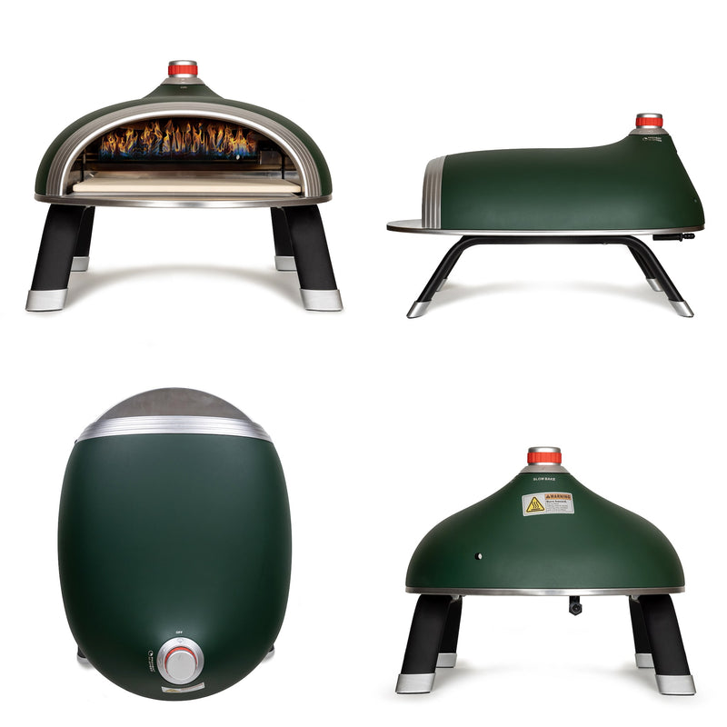 Delivita Diavolo Gas-Fired Portable Pizza Oven + Accessory Bundle