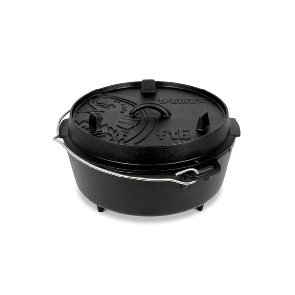 Petromax 5.5L Cast Iron Dutch Oven with Legs