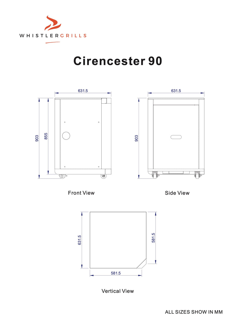 Whistler Grills Cirencester 90 Degree Corner Unit