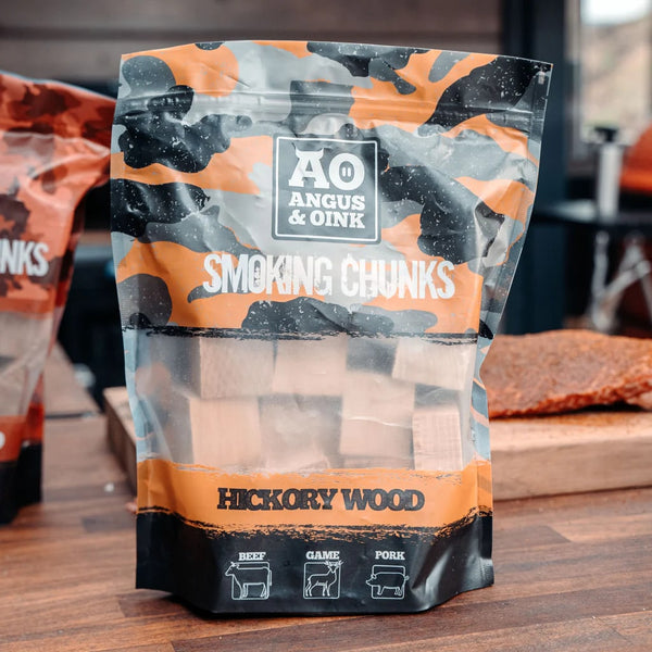 Angus & Oink Hickory Wood Smoking Chunks 1Kg