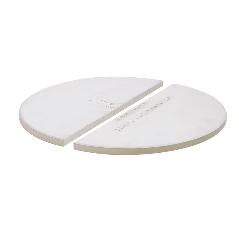 Kamado Joe® Half-Moon Deflector Plates for Big Joe™ 24-inch Grill (Set of 2)