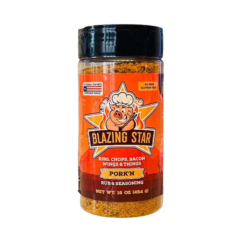 Blazing Star BBQ - Pork'n Rub & Seasoning - 454g (16oz)