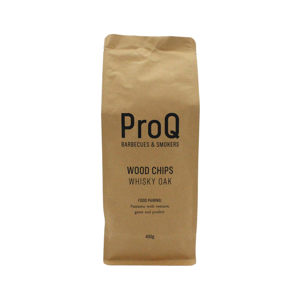 ProQ Smoking Wood Chips - Whisky Oak - Bag (400g)